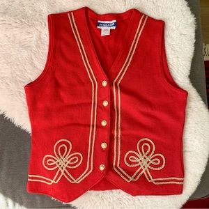 Vintage Pendleton knitted vest petite fits like small
